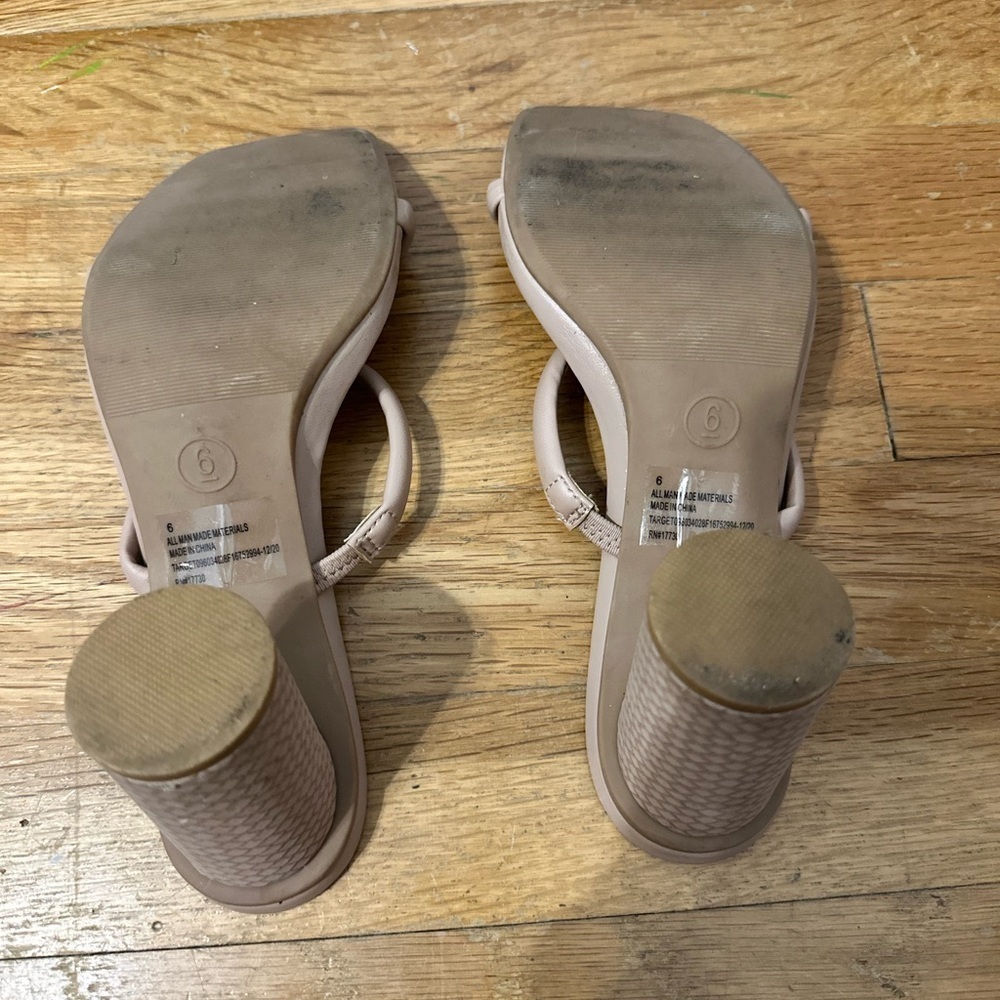 A New Day Women's Cream Sandals - Picture 3 of 3